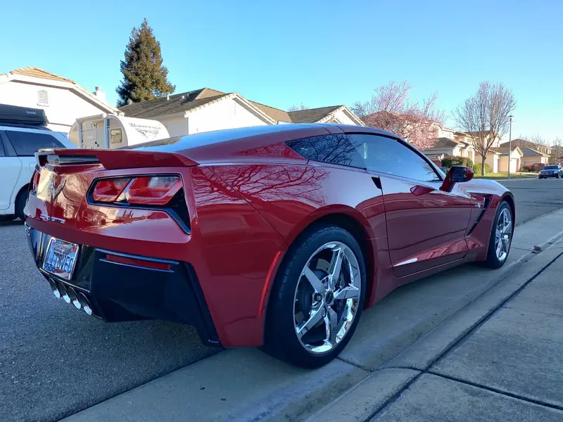 Chevrolet Corvette Stingray photographed by Alex on the job