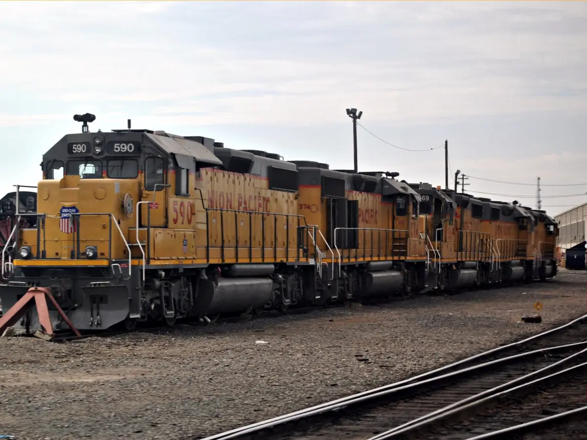 The Roseville rail yard