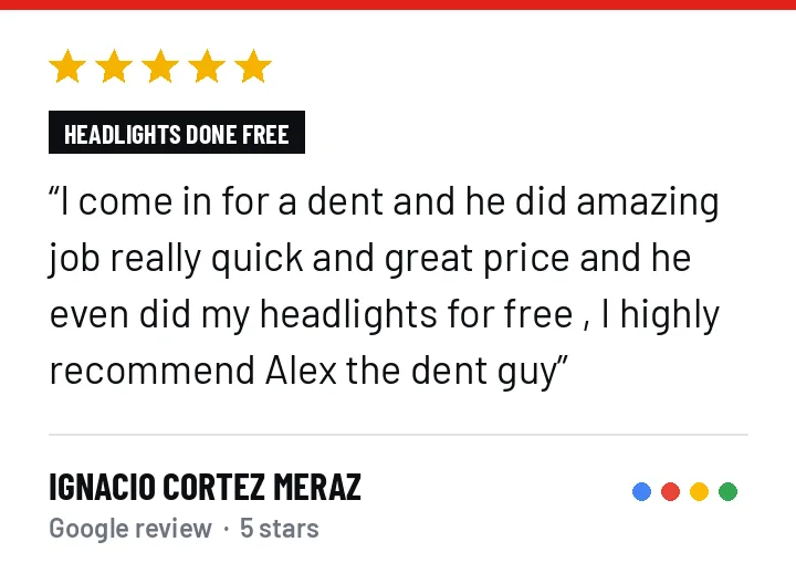 5-star Google review from Ignacio Cortez Meraz