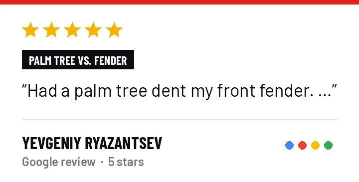 5-star Google review from yevgeniy ryazantsev